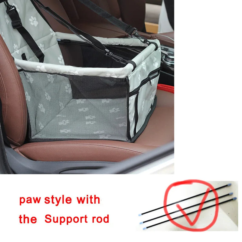 Pet Dog Carrier Car Safe Seat Pad Waterproof Dog Bag Basket for Small Dog Puppy Cats Carrying Dog Products