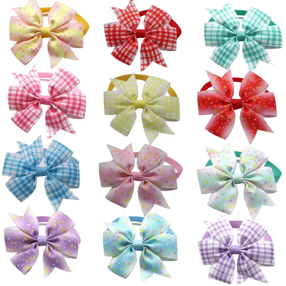 10Pcs Summer Pet Supplies Dog Bow Tie Dog Grooming Accessories Pet Dog Cat Bowties Neckties Small Dogs Products Dog Supplies