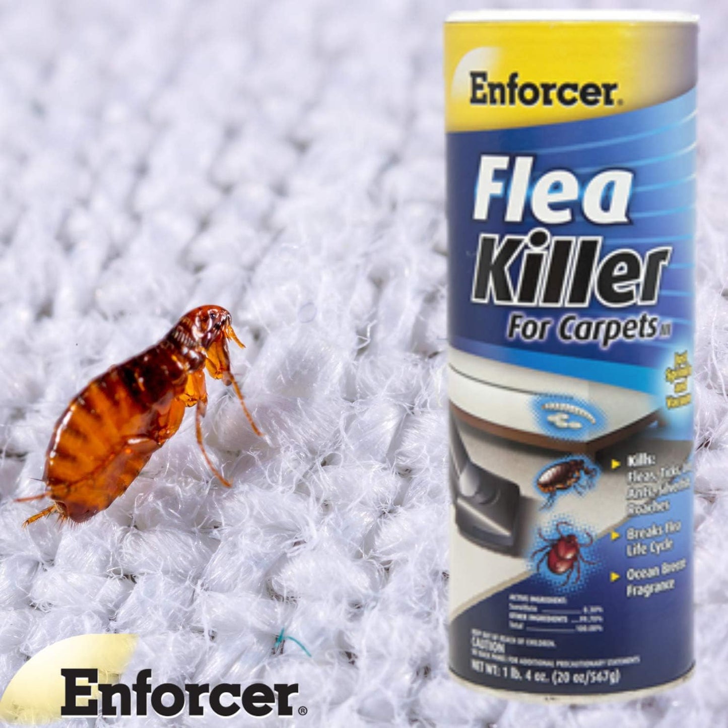 20-Ounce Flea Killer for Carpet, Ocean Breeze Fragrance