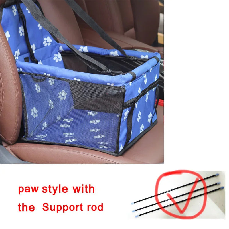 Pet Dog Carrier Car Safe Seat Pad Waterproof Dog Bag Basket for Small Dog Puppy Cats Carrying Dog Products