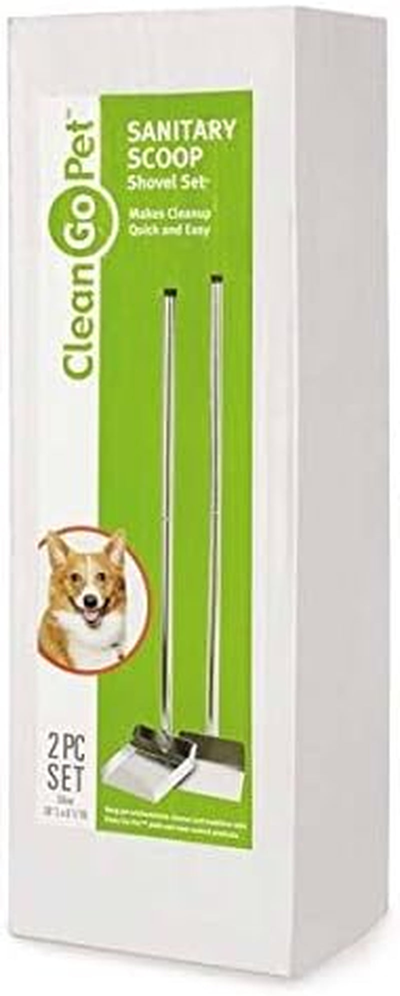 Sanitary Steel Strong Pooper Scoopers for Dogs & Pets Shovel or Rake Styles (Shovel)