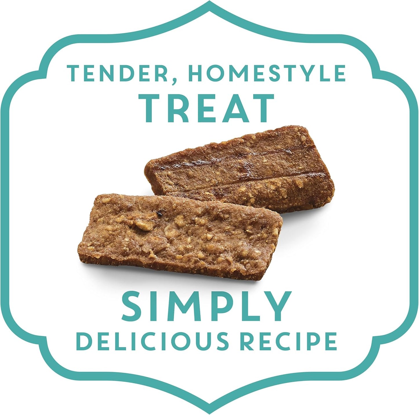 Natural Jerky Grain Free Dog Treats, Chicken & Apple Recipe Jerky Strips - 5 Ounce (Pack of 6)