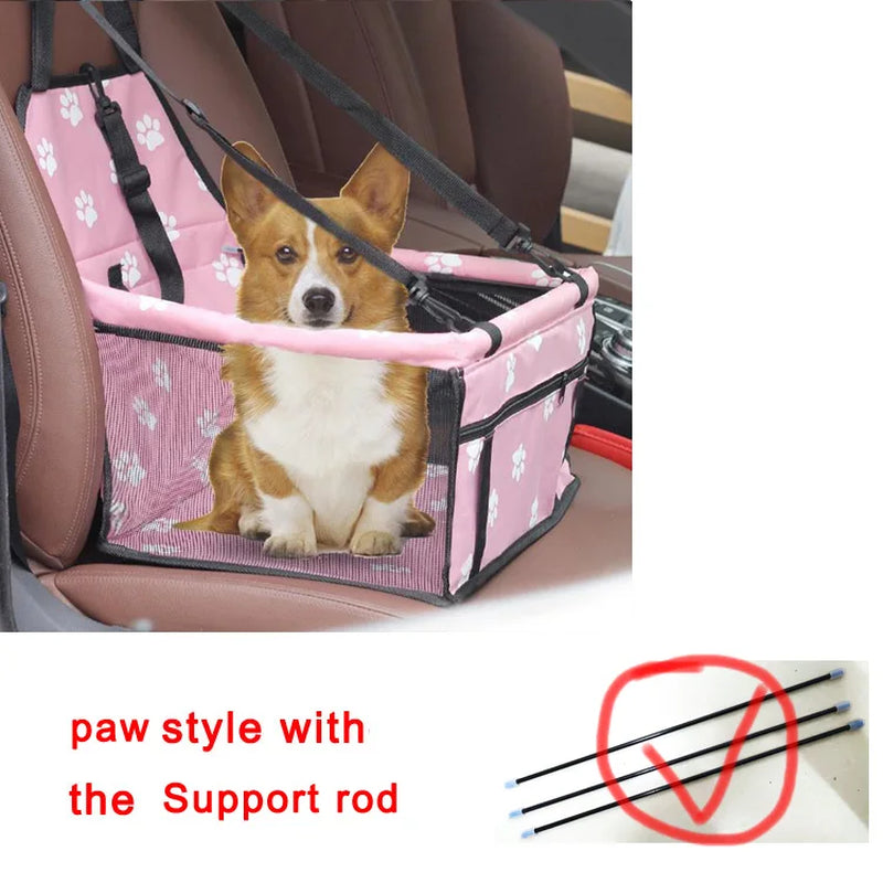 Pet Dog Carrier Car Safe Seat Pad Waterproof Dog Bag Basket for Small Dog Puppy Cats Carrying Dog Products
