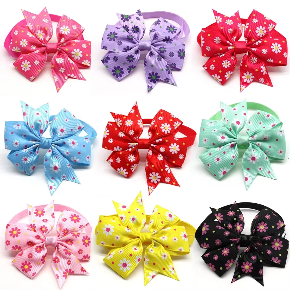 10Pcs Summer Pet Supplies Dog Bow Tie Dog Grooming Accessories Pet Dog Cat Bowties Neckties Small Dogs Products Dog Supplies