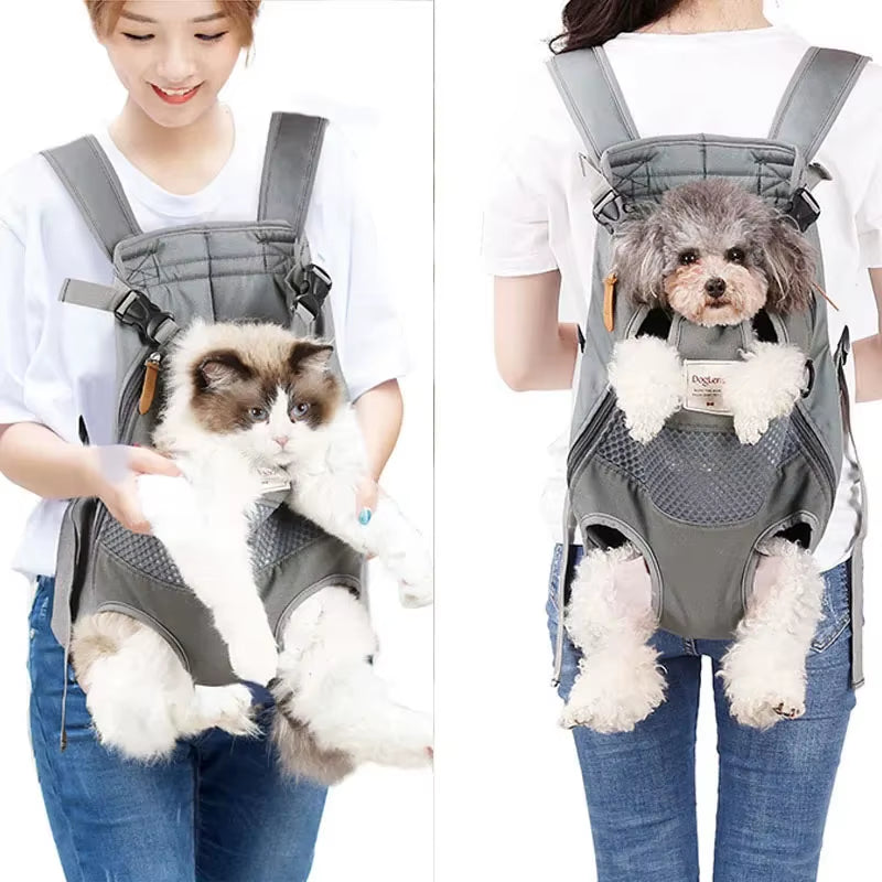 New Pet Backpack Cat Dog Travel Bag Carrying Small Medium Dog Bulldog Dog Transport Dog Bag Travel Bag