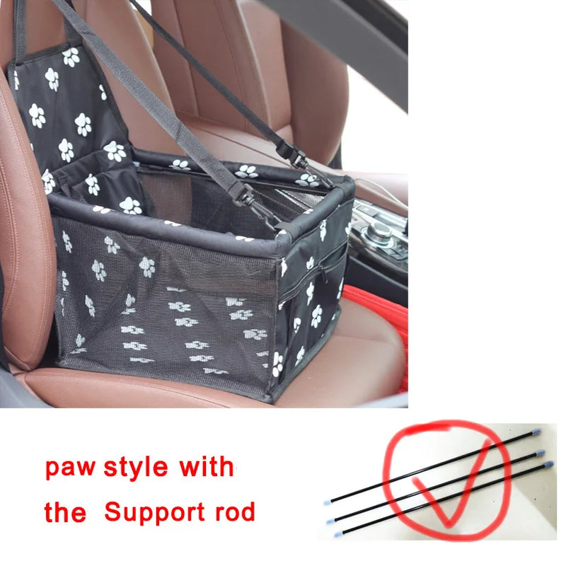 Pet Dog Carrier Car Safe Seat Pad Waterproof Dog Bag Basket for Small Dog Puppy Cats Carrying Dog Products