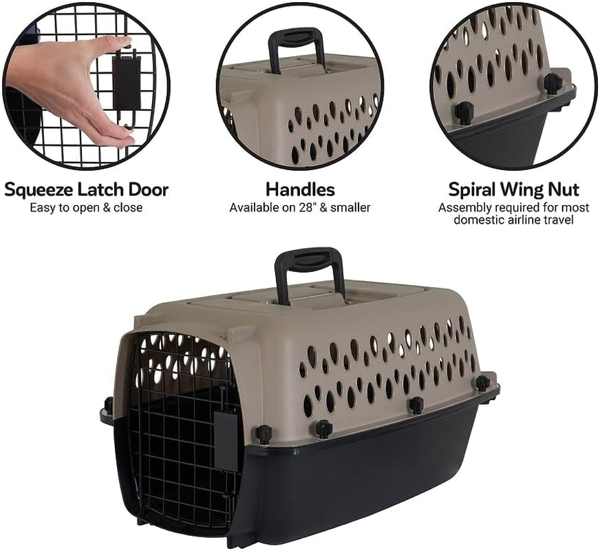 Dog Transport Boxes for Small Dog, Pet Crates for Travel, Dog Kennel 19 Inch Portable Dog Crate for Cats