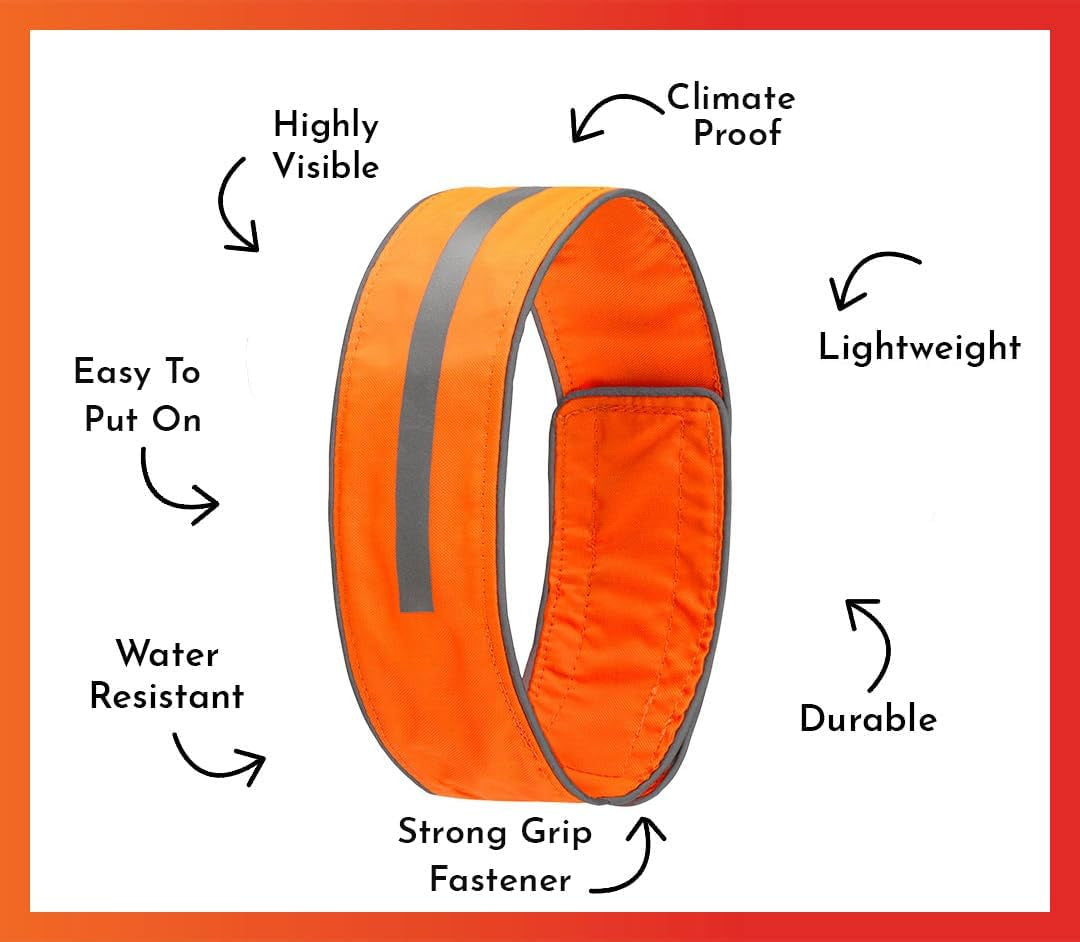 Reflective Dog Collar - Adjustable Pet Collars, Safe, Durable, Comfortable Dog Walking Accessories for Small Dog, Hunting Dog, Puppy, Boy, Girl Dog Collars (Blaze Orange, Red Plaid, S)