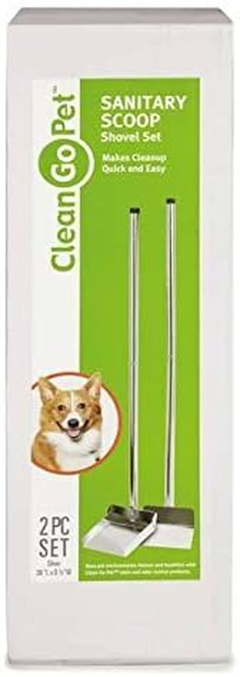 Sanitary Steel Strong Pooper Scoopers for Dogs & Pets Shovel or Rake Styles (Shovel)