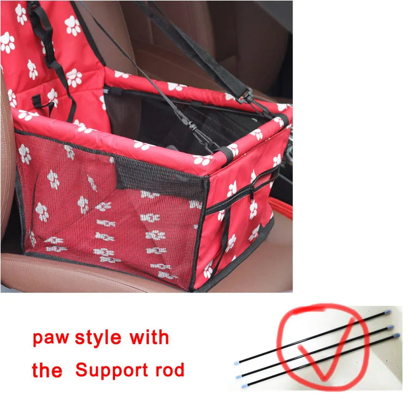 Pet Dog Carrier Car Safe Seat Pad Waterproof Dog Bag Basket for Small Dog Puppy Cats Carrying Dog Products