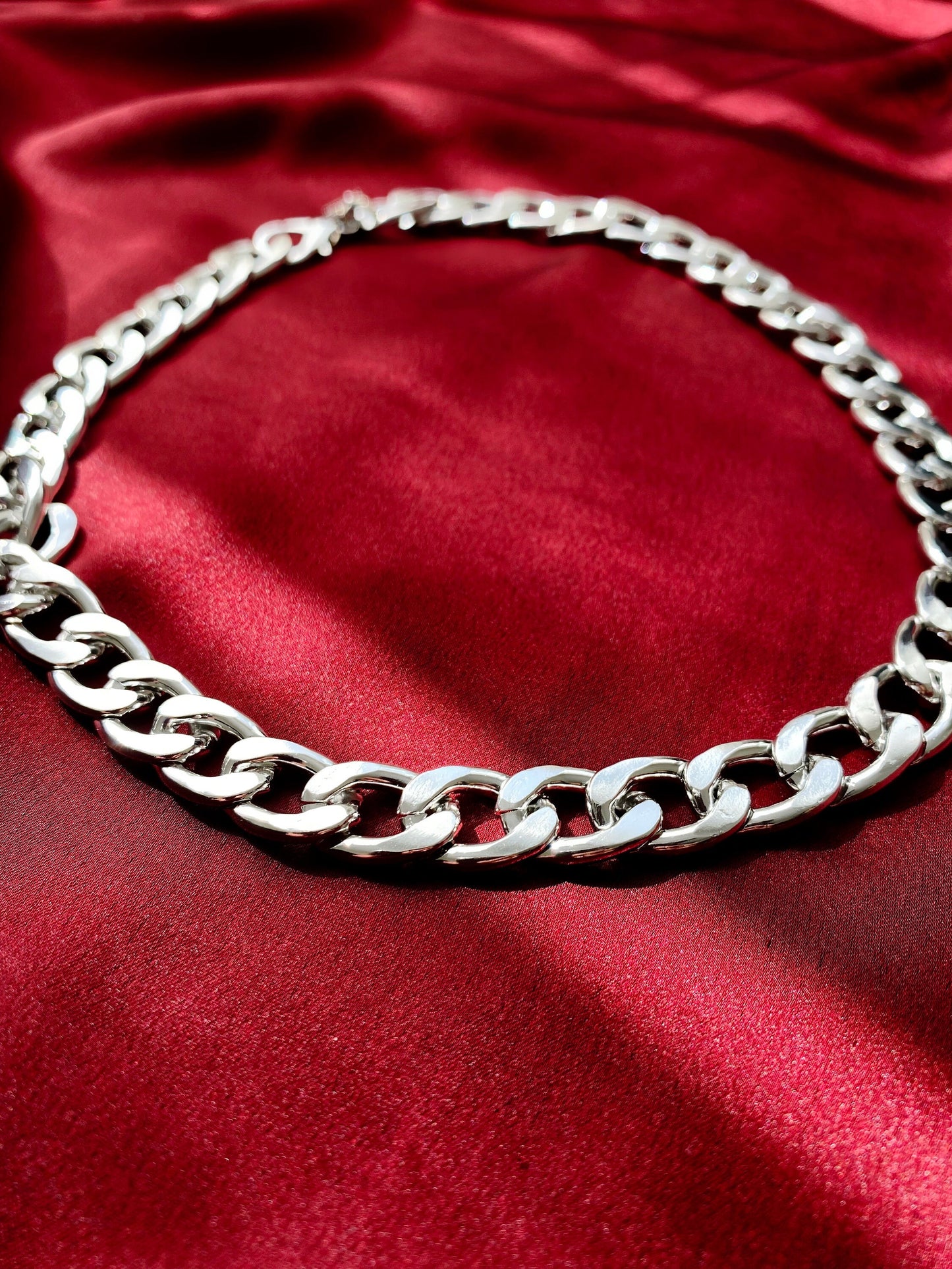 Cuban Link Dog Collar Necklace: Gold Silver Aluminum Chain Custom Pet Jewelry Accessory Gift