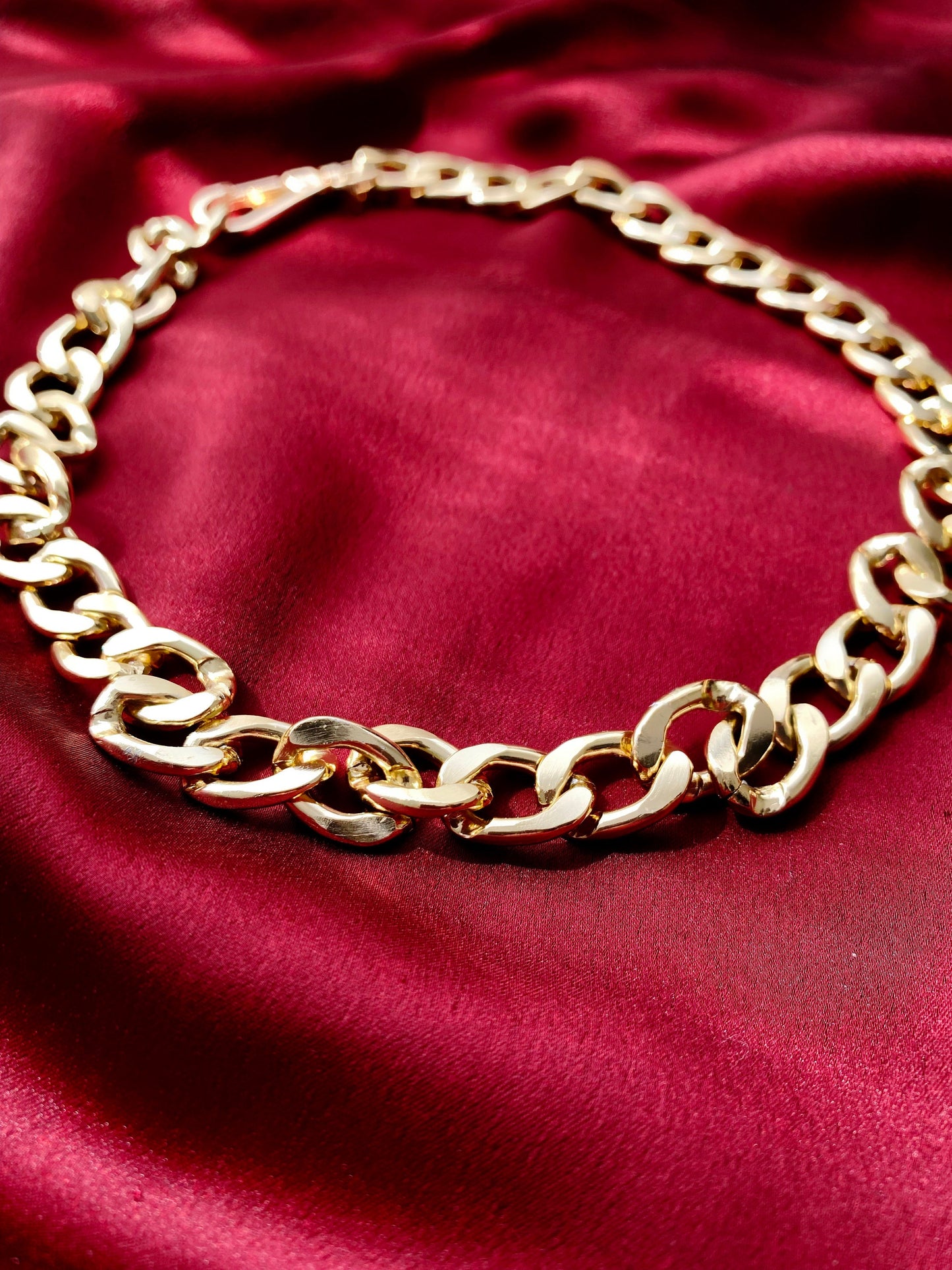 Cuban Link Dog Collar Necklace: Gold Silver Aluminum Chain Custom Pet Jewelry Accessory Gift