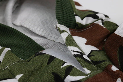 Dog Camo Hoodie Clothes for Dogs Boy Shirts Pet T Shirt for Small Dogs, Small, Green
