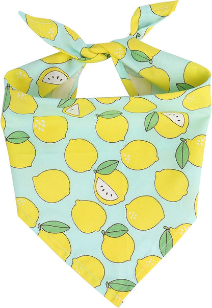 6 Pieces Dog Bandana, Fruit Scarf for Dogs, Cats,Pets Accessories (Fruits-6, Small)