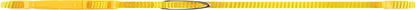 ⅝" Wide Nylon Dog Collar, Fits Necks 10" to 16", Yellow