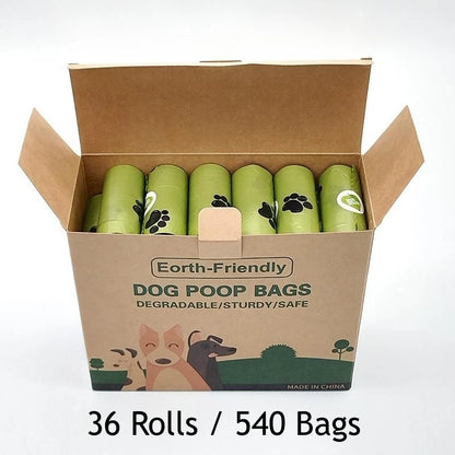 EPI Biodegradable Pet Garbage Bag Dog Poop Bags Dog Poop Bag Dispenser Dog Cleaning Supplies Dog Products for Dogs