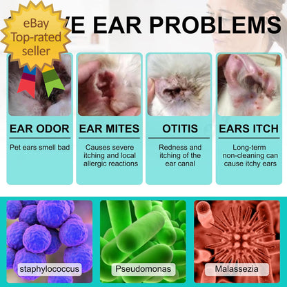 Dog Ear Cleaner Dog Cleaner for Ear Infection Treatment Dog Ear Drops