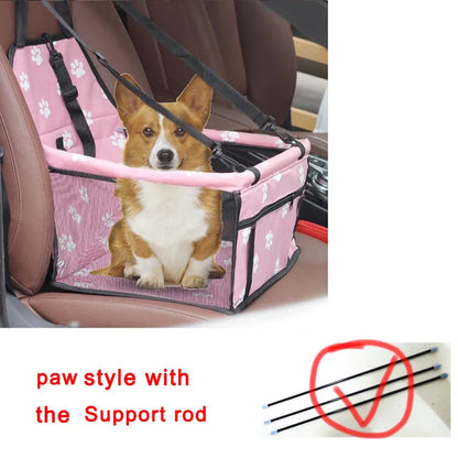 Pet Dog Carrier Car Safe Seat Pad Waterproof Dog Bag Basket for Small Dog Puppy Cats Carrying Dog Products