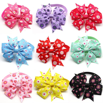 10Pcs Summer Pet Supplies Dog Bow Tie Dog Grooming Accessories Pet Dog Cat Bowties Neckties Small Dogs Products Dog Supplies