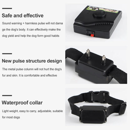 W-227 Electric Dog Fence Rechargeable Dog Fencing Collar Pet Fence System Containment Dog Training Collar for Pets Dog Supplies