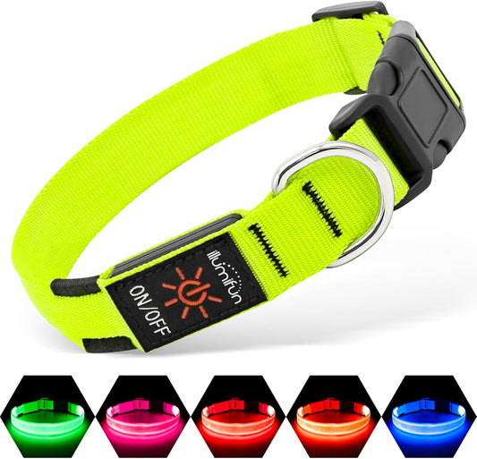 LED Large Dog Collar (Glow in the Dark)