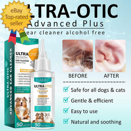 Dog Ear Cleaner Dog Cleaner for Ear Infection Treatment Dog Ear Drops