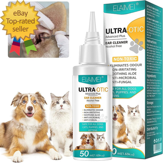 Dog Ear Cleaner Dog Cleaner for Ear Infection Treatment Dog Ear Drops