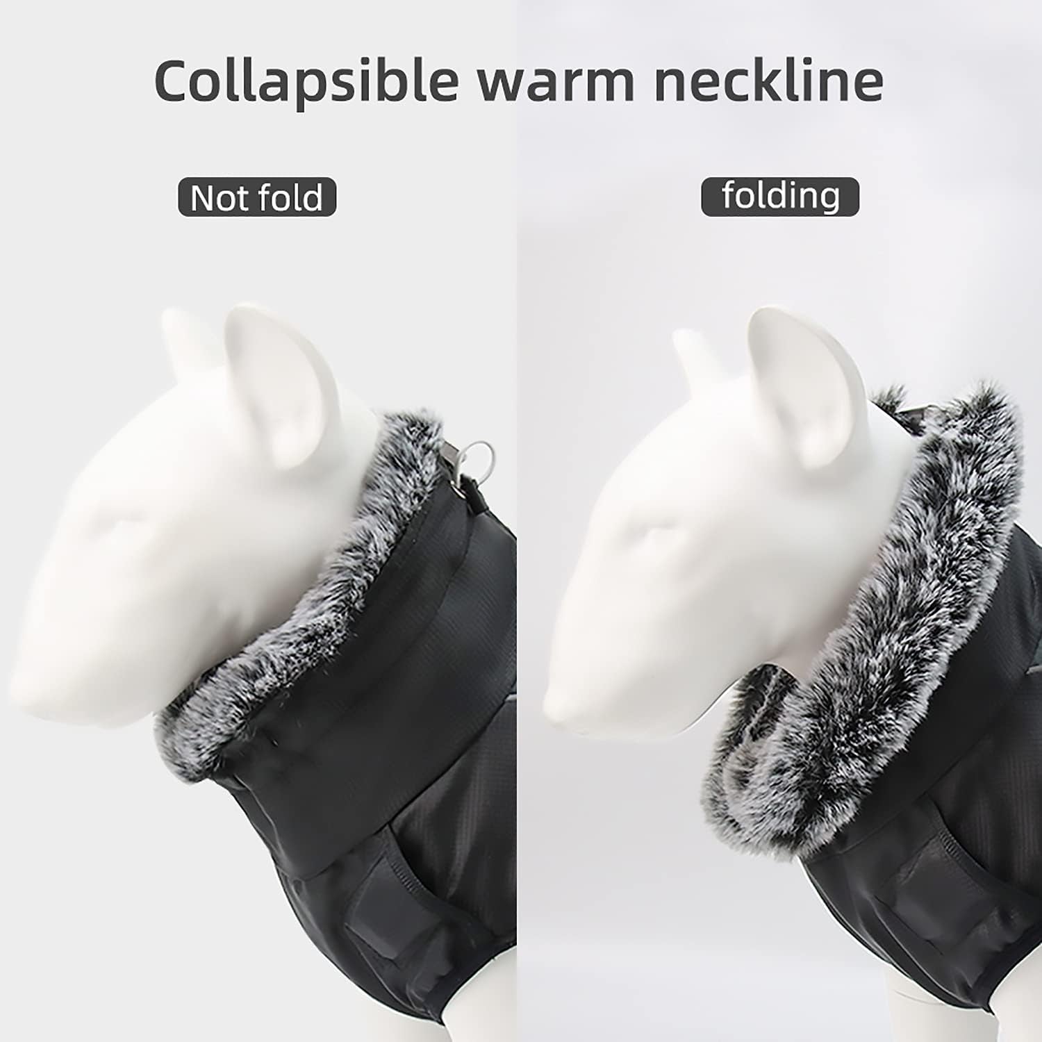Dog Coats for Medium Dogs, Large Small Dogs Cold Weather Coats Winter Waterproof Warmest Dog Outdoor Snow Jacket with Built in Harness for Girls Boys Best Cozy Dog Apparel (Gray,4Xl)